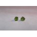 925 Sterling Silver Studs Earring with Natural Peridot Stones